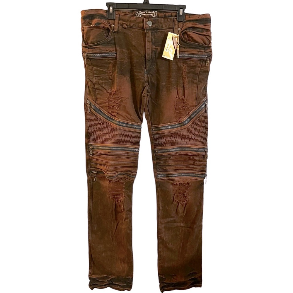 Men’s Robin’s Jean With Gold Wing Keychain Size 38